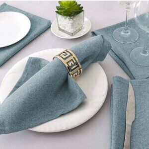 LIKE NEW Linen Textured Cloth Napkin - 4 pieces per set